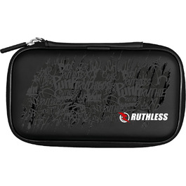 Професійний футляр для дартсу RUTHLESS, чорний, розмір M, сучасний дизайн Graffiti-Grey