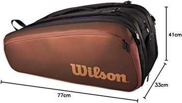 Ракетка для тенісу Wilson Pro Staff V14 Super Tour Bag - Коричнева (15 шт.)