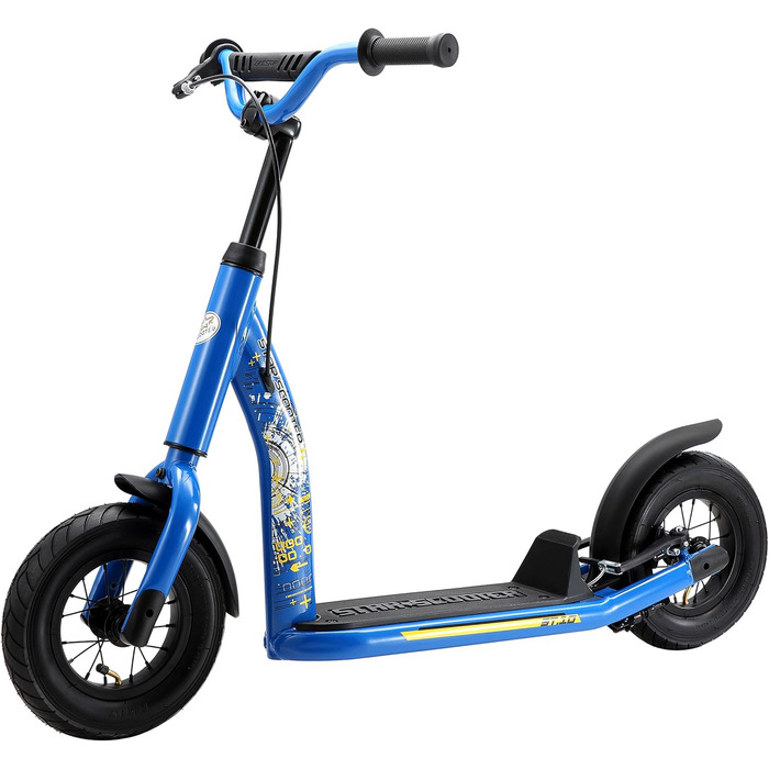 Дитячий самокат STAR SCOOTER з надувними колесами 10 дюймів, для міста, від 5 років, регульована висота, нове покоління