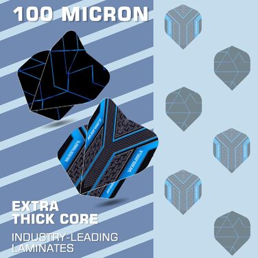 Дарти WIN.MAX Tungsten 90% (3 шт) 24г, сталеві з металевим наконечником, професійні, сині