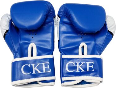 Дитячі боксерські рукавички CKE для хлопчиків та дівчаток, 5-12 років, для тренувань, бокс, кікбоксинг, муай-тай, блакитні
