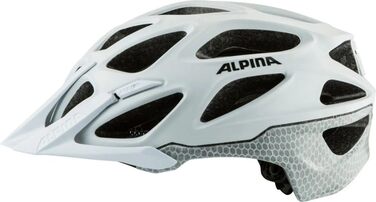 Шолом велосипедний ALPINA MYTHOS REFLECTIVE з сіткою від комах, білий матовий, M (52-57 см)