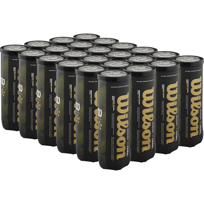 Набір м'ячів для падел-тенісу Wilson Premier, жовті, 1 шт.