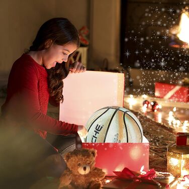 Баскетбольні м'ячі Wuzfully для дітей та дорослих, для гри в приміщенні та на вулиці (золотий)