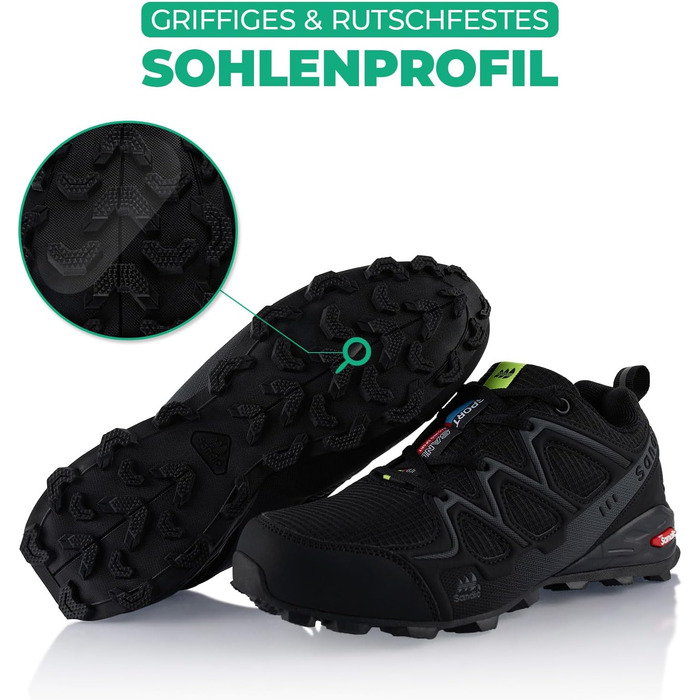 Черевики для піших прогулянок для жінок та чоловіків, трекінгові, туристичні, чорні та сірі, розмір 37 EU