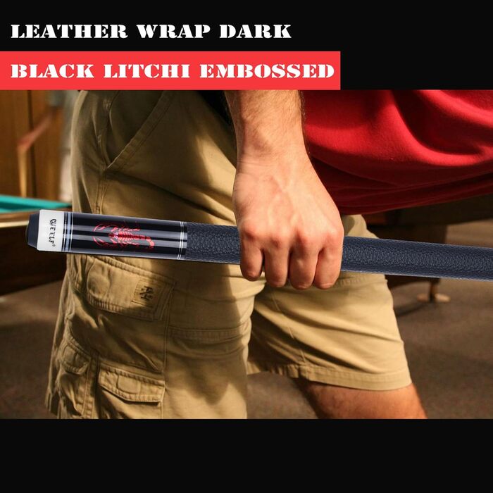 CUEELF Scorpion: Професійний бик-стік для більяру з канадського клена, 147.3 см, низька вага, 553-595 г