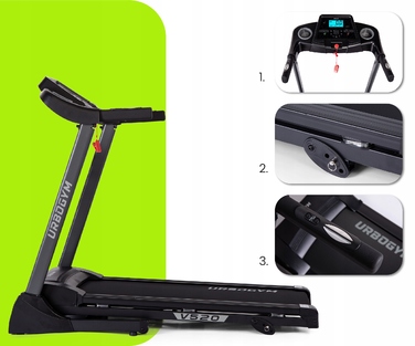 Електрична бігова доріжка Urbogym V520 (до 130 кг)