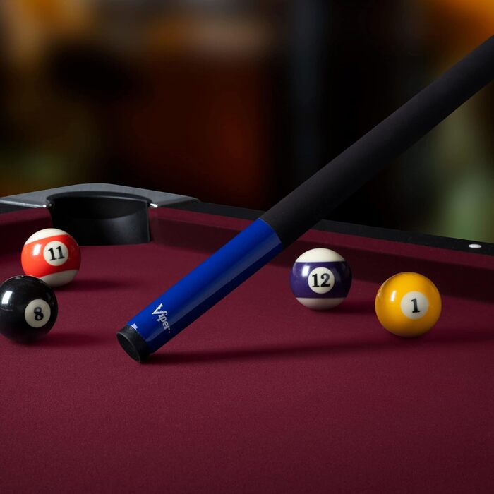 Більярдний кий Viper Graphstrike, скловолокно, графіт, 147,3 см, 2 частини, блакитний