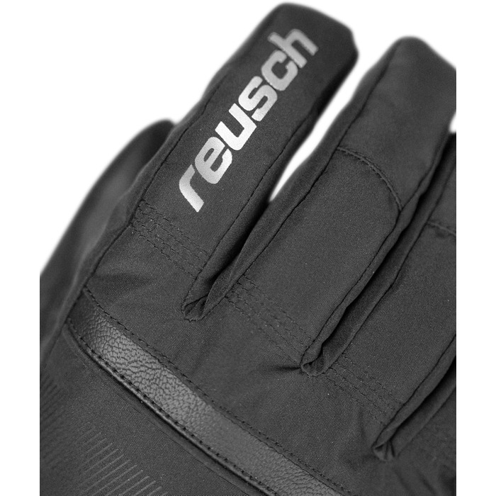 Універсальні зимові рукавички Reusch для дорослих, сенсорні, чоловічі, чорні-сріблясті, розмір 10