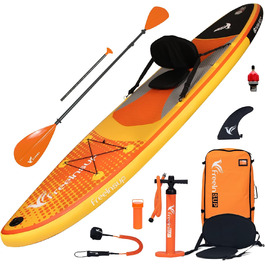Надувний SUP Борд Freein з каяком, SUP дошка для дорослих 10'6 (305x84x15см), аксесуари для SUP, насос, адаптер, весло