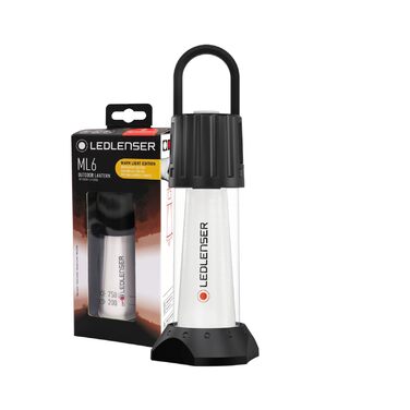 Ліхтар LED Ledlenser ML6 Warm Light 750 лм, акумуляторний, до 200 год, з Powerbank, червоне світло, магнітний, для кемпінгу, чорний