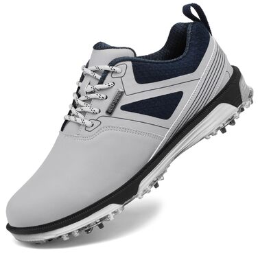 Гольф-взуття чоловіче ULTIANT, водонепроникне, з шнурівкою, дихаюче, для тренувань (сірий, 48 EU)