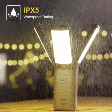 KLARUS CL2 Багатофункціональний кемпінговий ліхтар, 10000 mAh, 750 люмен, 8 режимів, IPX5, для кемпінгу, риболовлі, туризму