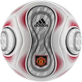Дитячий футбольний м'яч adidas MUFC 3rd, білий/чорний/червоний, розмір 38, унісекс