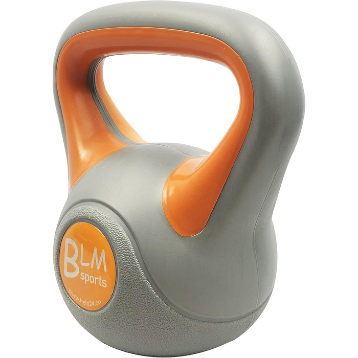 Гиря Kettlebell з пластику, 2-20 кг, для фітнесу