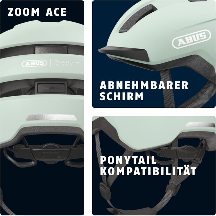 Велошолом ABUS Purl-Y для E-Bike і S-Pedelec, стильний захисний шолом NTA для дорослих і підлітків