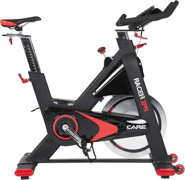 Преміум велотренажер CARE FITNESS Rad Racer XPR, 24 кг, електронний, домашній спінбайк з мультифункціональним комп'ютером