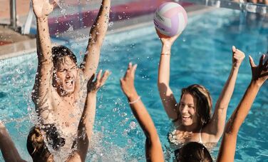 Волейбольний м'яч Senston, розмір 5, вологостійкий, з помпою, для пляжу та басейну, Mauve