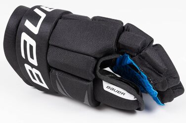 Хокейна рукавичка Bauer S21 X Senior чорного кольору, розмір 14