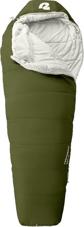 Спальний мішок Retrospec Dream 15°C, мумія, для кемпінгу, Regular (зелений)