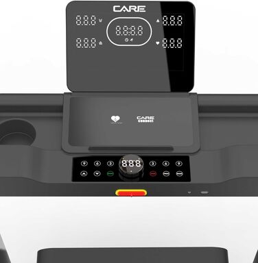 Бігове обладнання Care Fitness Jogger Max: LED-дисплей, 28 програм, 16 км/год, ручна нахил, тихий мотор