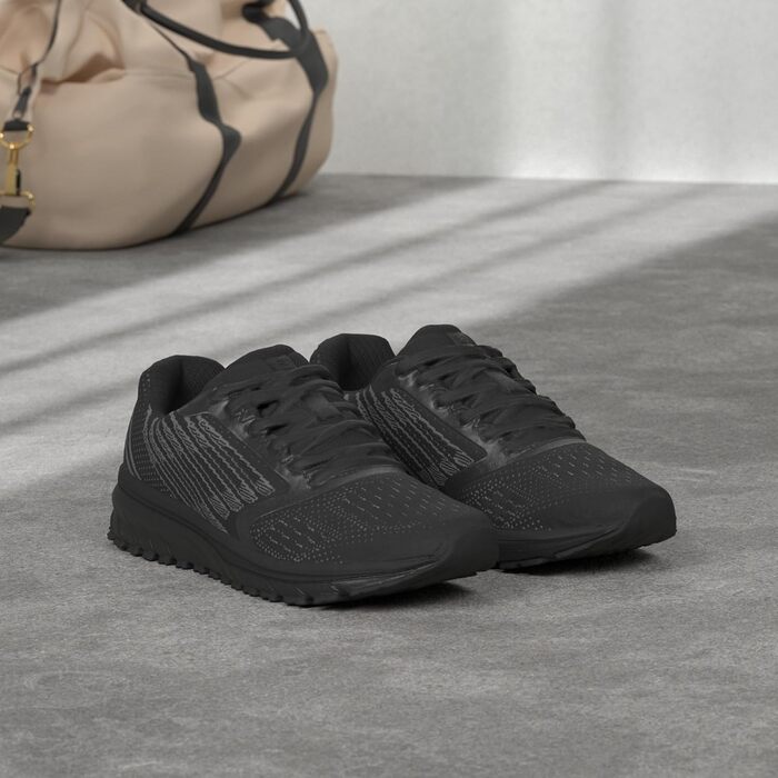 Чоловічі бігові кросівки Joomra Whitin з підтримкою, амортизація, чорний колір, розмір 43 EU