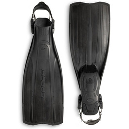 Ласти Cressi Pro Light відкриті, розмір M/L (41/43), чорні, для дайвінгу