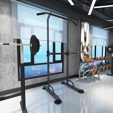 Станція для віджимань, підтягувань та силових тренувань Sogesfurniture Turm – чорна