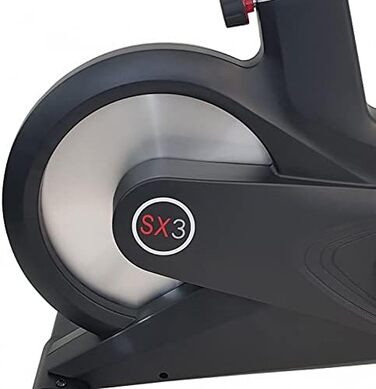 Велотренажер MAXXUS Speedbike SX 3 з магнітним опором, 32 рівнями навантаження, LCD-дисплеєм, Bluetooth, регулюванням, для дому, до 150 кг, фітнес-байк з тримачем для пляшки
