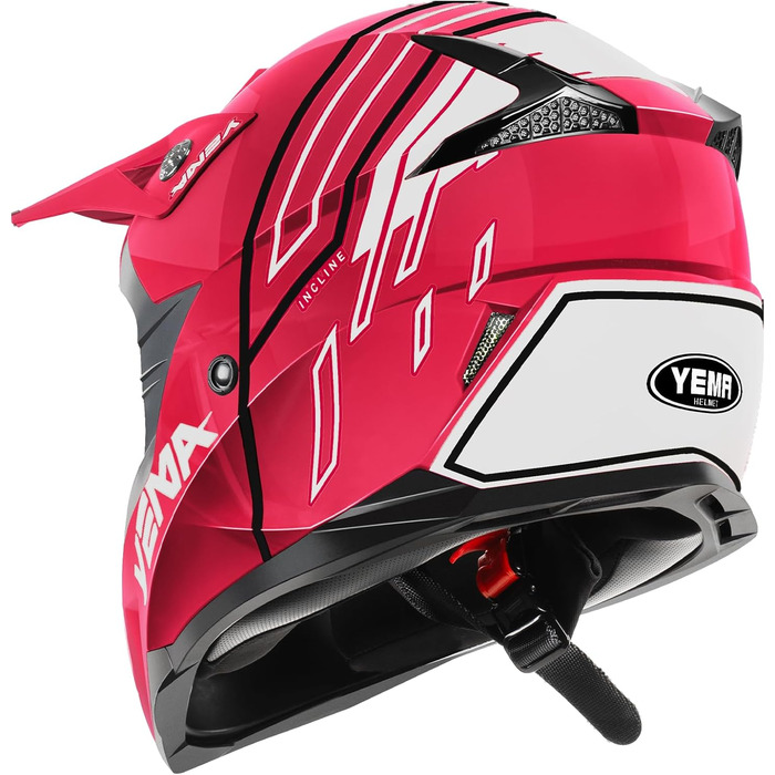 Мотошолом повнолицевий Yema YM-915 для даунхілу, ендуро, квадроциклів, MTB, BMX, сертифікат ECE, для дорослих, унісекс, розмір S, QR