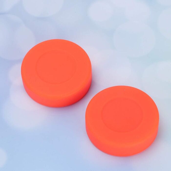 10 шайб для хокею LIOOBO для тренувань та вуличного хокею (помаранчеві)