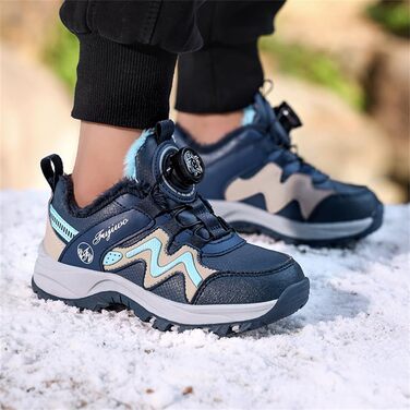 Дитячі зимові черевики Kinder Baumwolle, розмір 28-41, колір блакитний