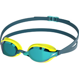 Окуляри для плавання Speedo Fastskin Speedsocket 2 | Змагальні окуляри | Антизапітніння | Водонепроникні | Жовтий/Кобальт/Смарагдовий
