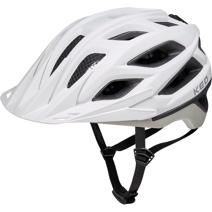 Велосипедний шолом KED Companion MTB, матовий білий, розмір M (52-58 см), 2023