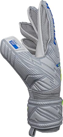 Рукавички воротарські Reusch Attrakt Grip Finger Support унісекс, розмір 10.5, для всіх поверхонь, сіро-жовті