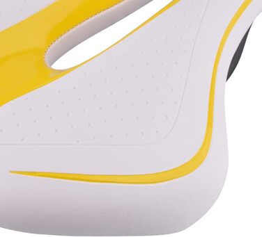 Сідло для гірського велосипеда Robuster, біло-жовте