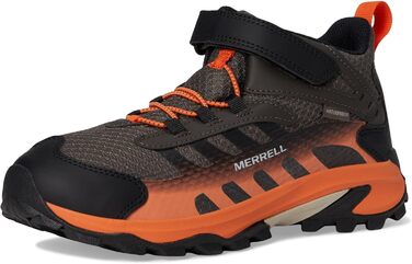 Черевики Merrell Moab Speed 2 Mid Waterproof з альтернативною застібкою (33 EU, Gunsmoke Orange)