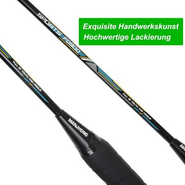 Набір для бадмінтона з 2 графітовими ракетками - зносостійкий дизайн - комплект для дорослих. Включає: воланчики, обмотка для ручки, сумка для ракеток. Колір: світло-фіолетовий + чорний