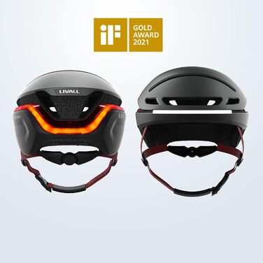 Розумний велосипедний шолом LIVALL EVO21 з підсвіткою, індикаторами повороту, гальмівною сигналізацією та функцією виявлення падіння, для чоловіків і жінок, міський шолом для велосипедистів