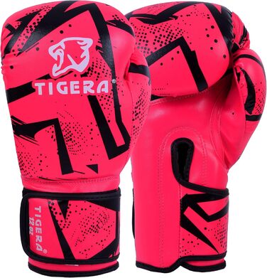 Боксерські рукавички Tigera 10oz, 12oz, 14oz, 16oz для тренувань та спарингів MMA, Муай Тай, кікбоксингу, чоловічі та жіночі, сірі