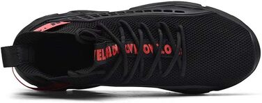 Чоловічі кросівки FUSHITON: дихаючі спортивні, легкі, повсякденні, для бігу по місту, стильні фітнес-кросівки, чорні, 43 EU