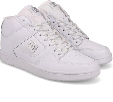 Кросівки DC Shoes Manteca 4 Mid для жінок, білий/сріблястий, 37.5 EU