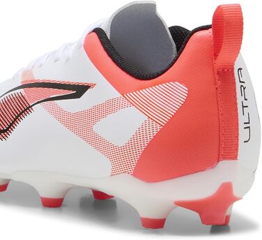 Дитячі футбольні бутси PUMA Ultra 5 Play FG/AG Jr. 37.5 EU (Білий/Чорний/Червоний)