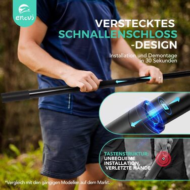 Набір для бадмінтону EasyGo: 4 ракетки, сітка, 4 волани, сумка для зберігання