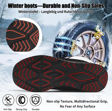 Зимові чоботи для жінок водонепроникні, зручні, теплі, з підкладкою, непромокаючі, зимові черевики, антиковзні, легкі, для піших прогулянок, трекінгу, відпочинку, снігові чоботи, середньої висоти, 37-42 EU (Білий, 41 EU)