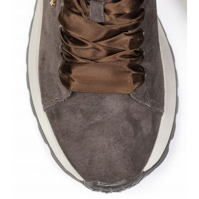 Жіночі спортивні кросівки GOODIN GD-140, шкіряні, міські, легкі, casual, коричневі, 39