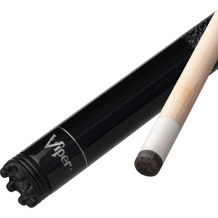 Viper Jump Shot/Break 3-Piece Біліардна/Полотняна Кий, Чорний, 19 унцій