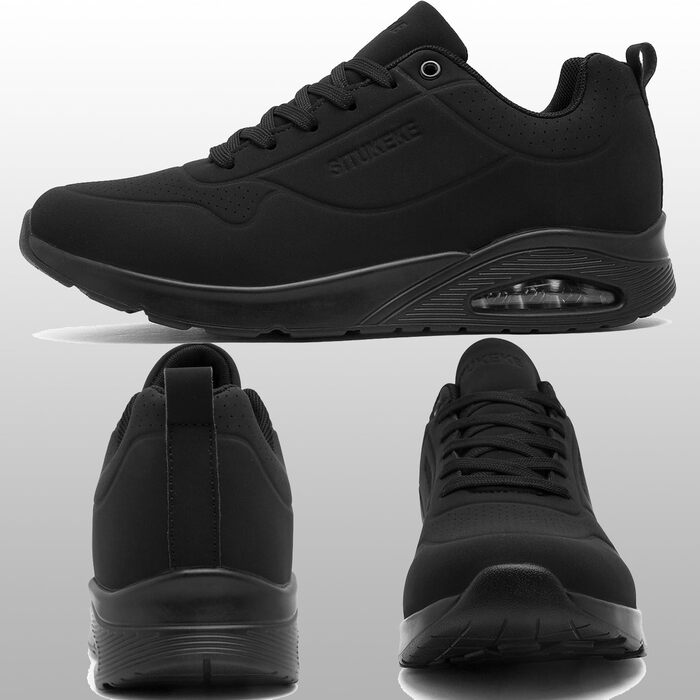 Кросівки для чоловіків Situkeke: бігові, для занять спортом, тренувань, прогулянок, фітнесу, тенісу, чорні, 45 EU