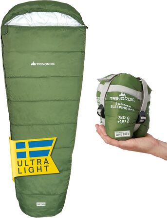 Спальний мішок Trinordic 780g Ultraleicht - легкий, компактний для кемпінгу, трекінгу та байкпакінгу