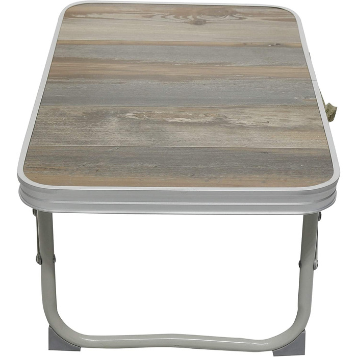 Складаний столик для кемпінгу Homecall зі сталі та MDF-плити, 56 x 34 x 24 см